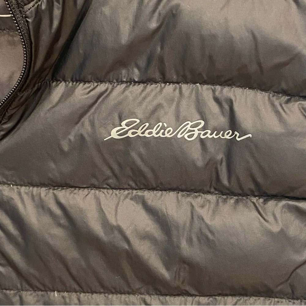 Eddie Bauer Down EB650 Puffer Vest Black Men’s Sz 2XL Winter Zippered Pockets